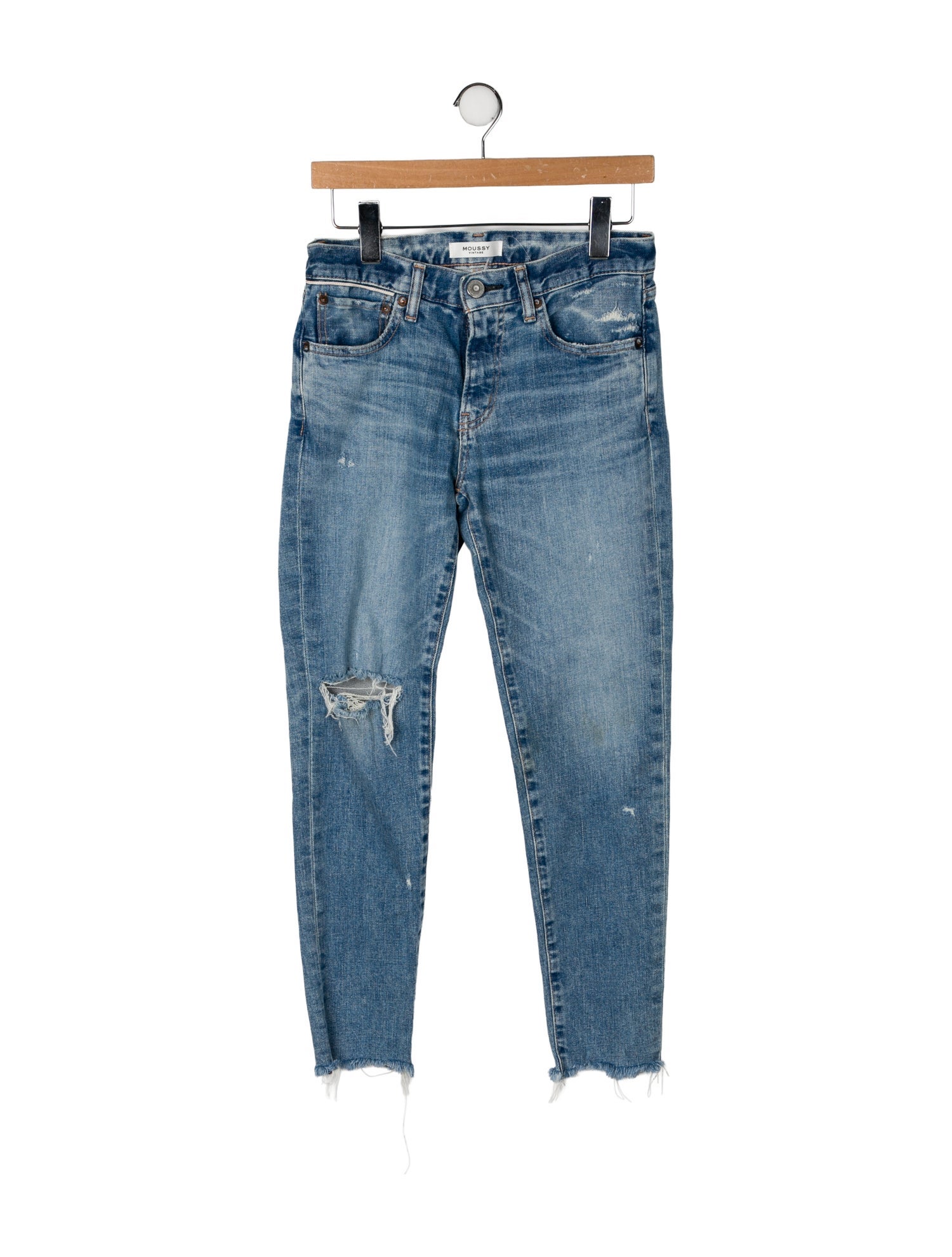 Moussy Mid-Rise Skinny Leg Jeans