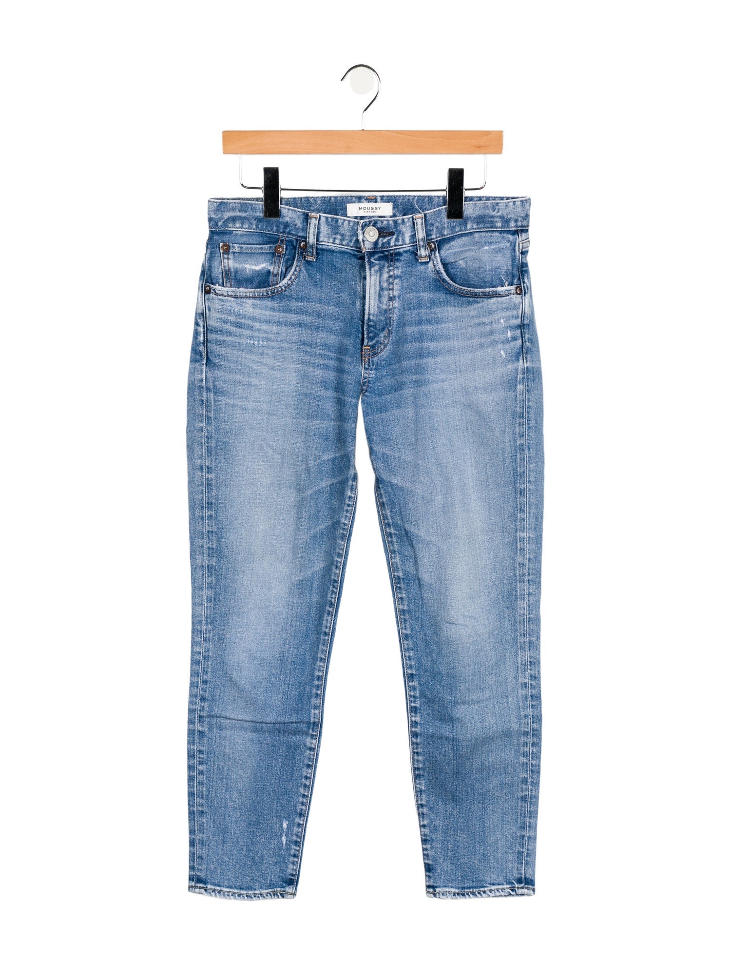 Moussy Mid-Rise Skinny Leg Jeans