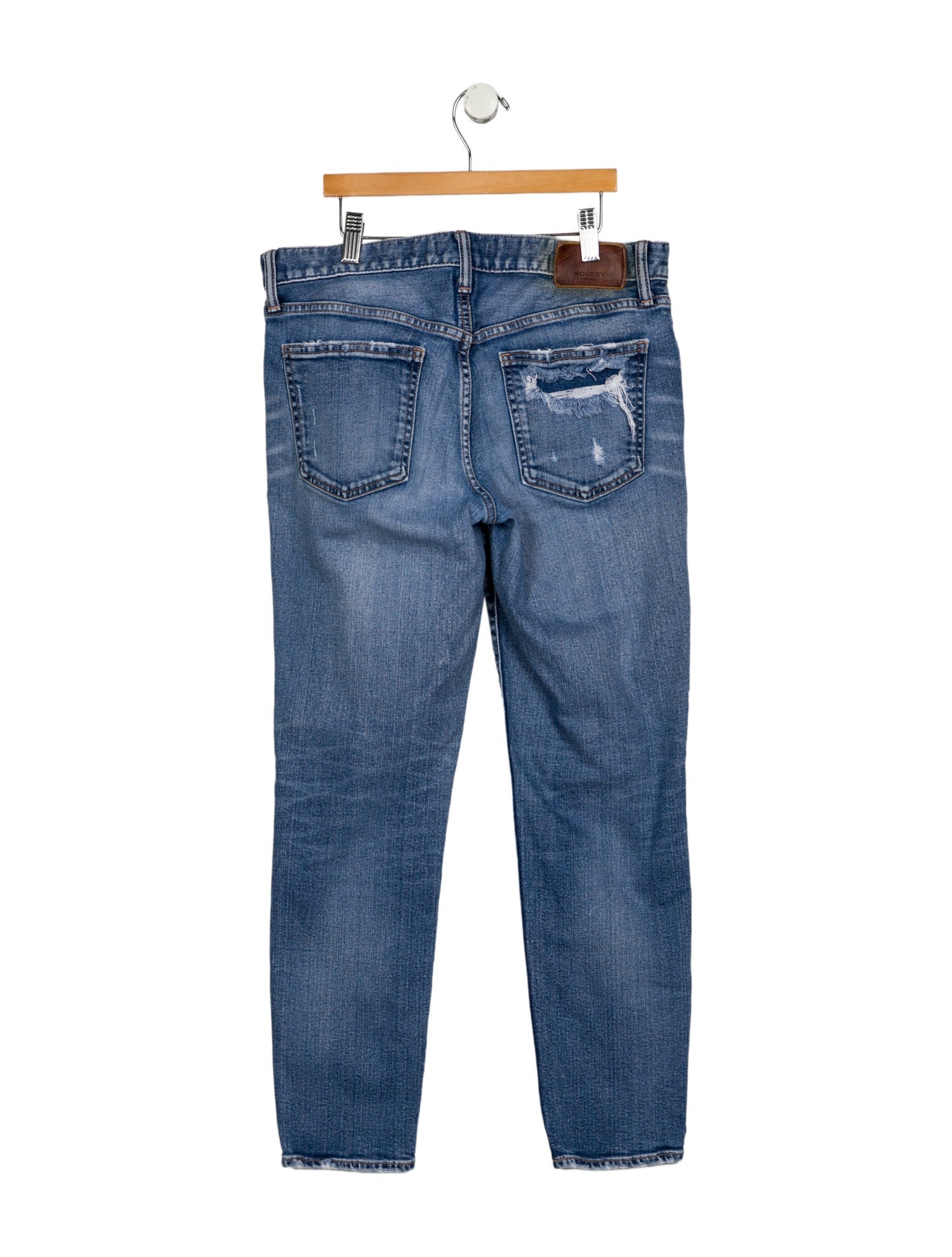 Moussy Mid-Rise Skinny Leg Jeans