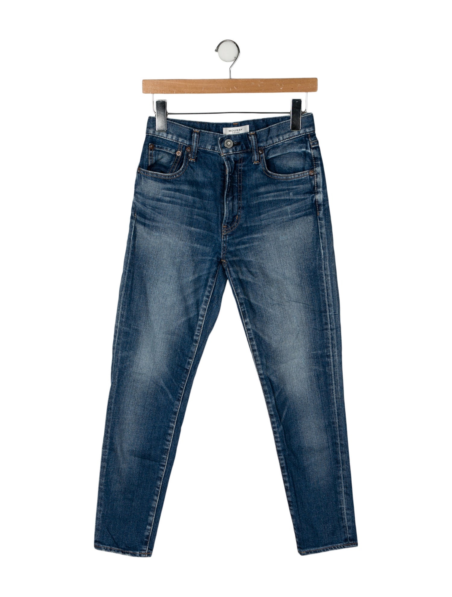 Moussy Mid-Rise Skinny Leg Jeans
