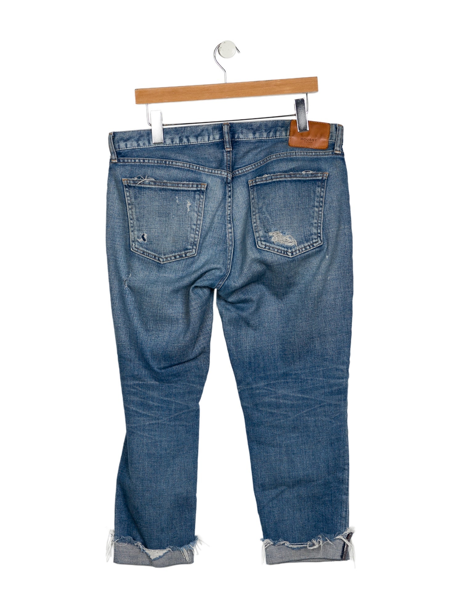 Moussy Mid-Rise Straight Leg Jeans