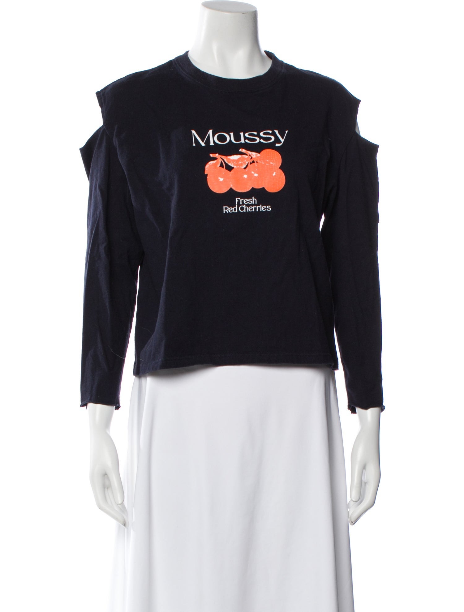 Moussy Graphic Print Crew Neck T-Shirt