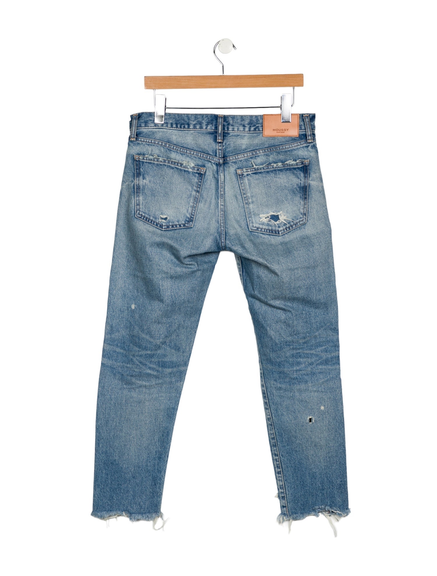 Moussy Mid-Rise Straight Leg Jeans