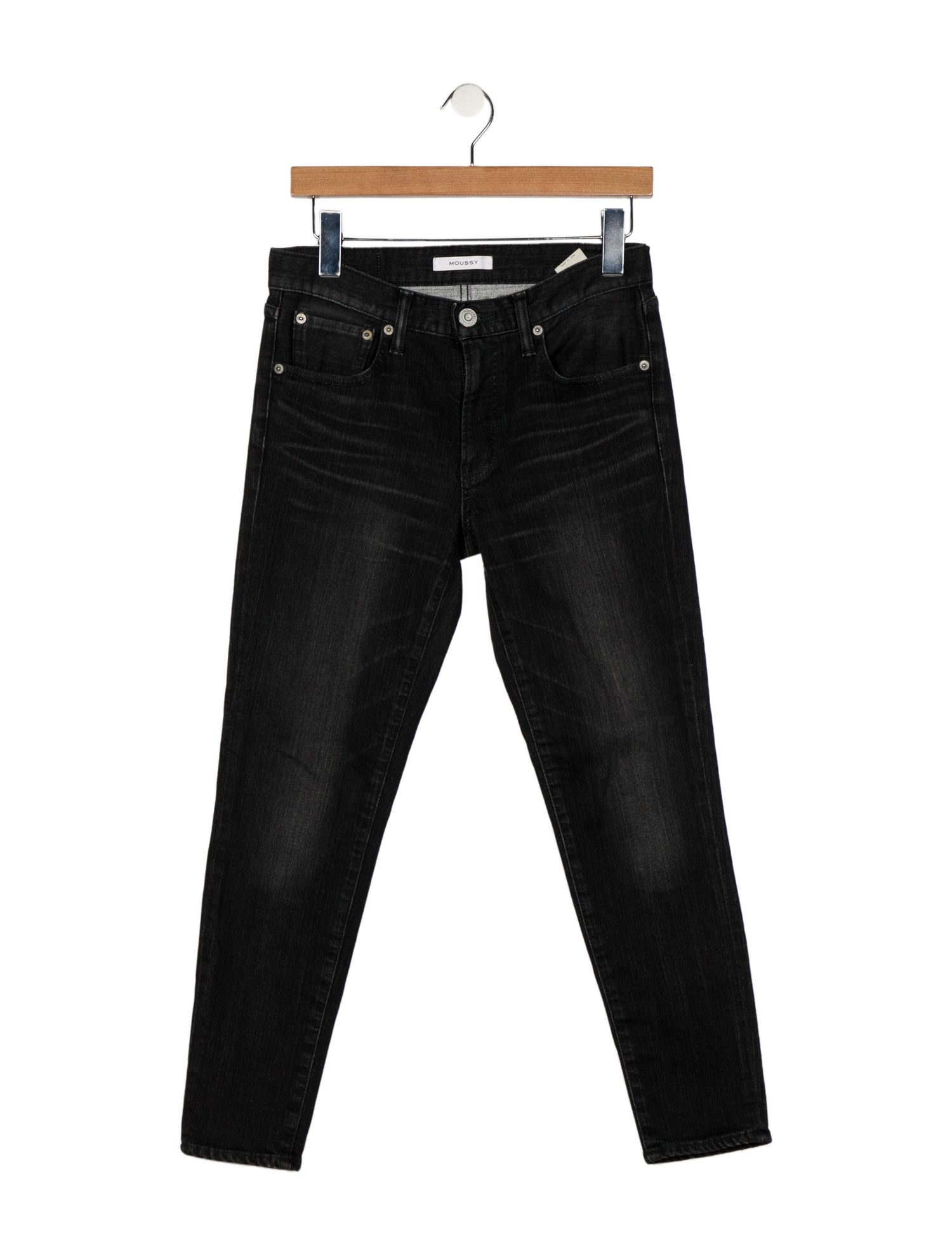 Moussy Mid-Rise Skinny Leg Jeans
