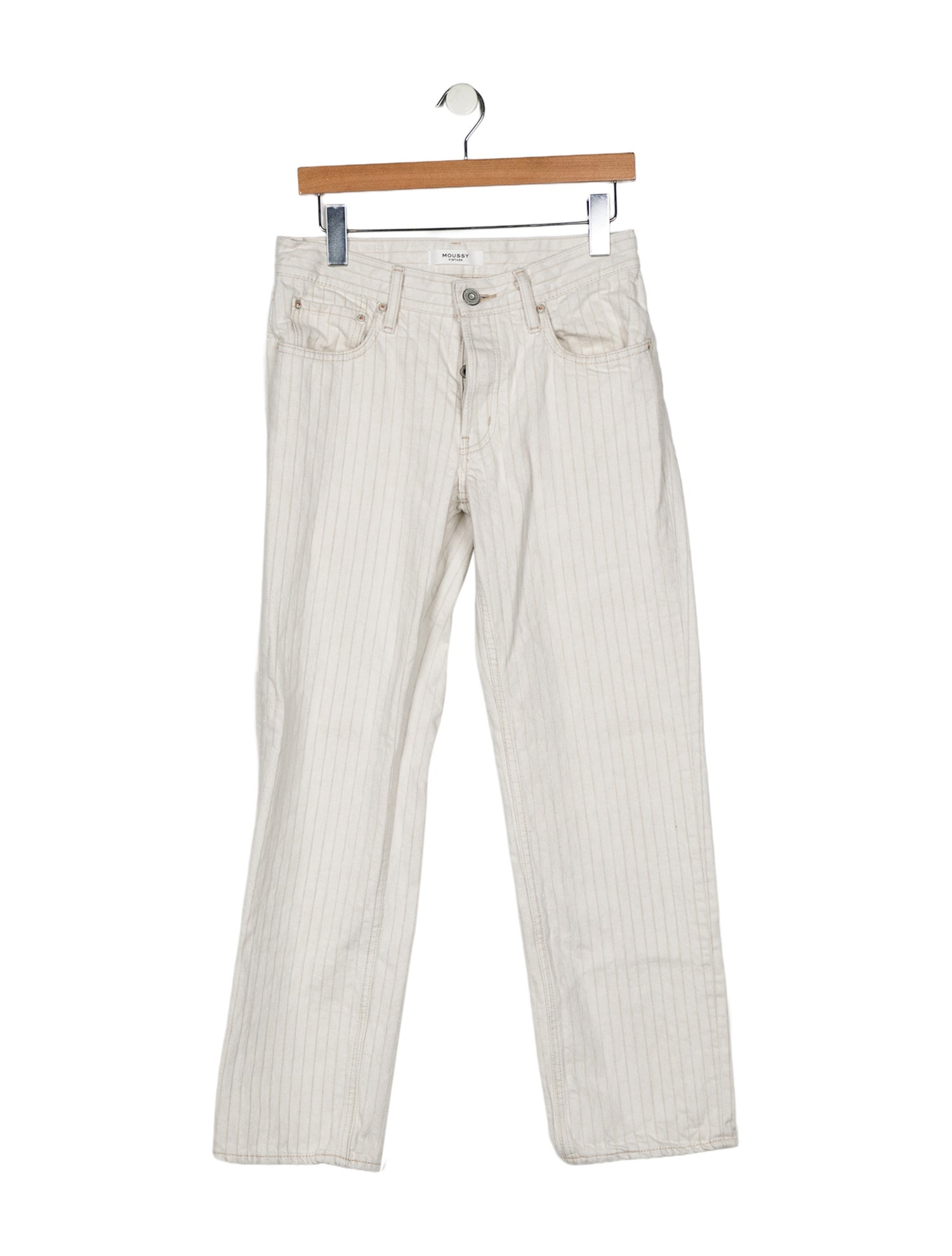 Moussy Mid-Rise Straight Leg Jeans