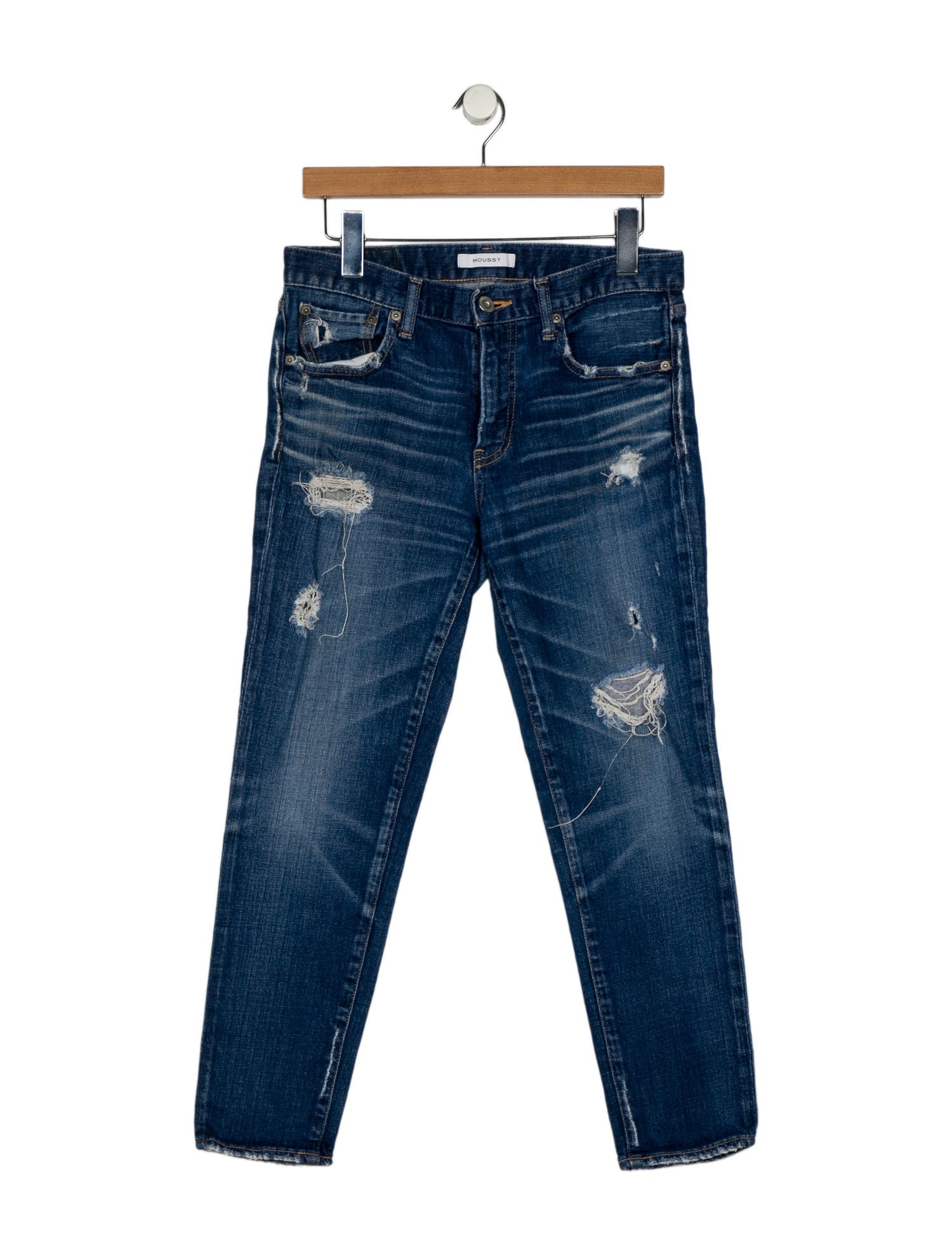 Moussy Mid-Rise Skinny Leg Jeans