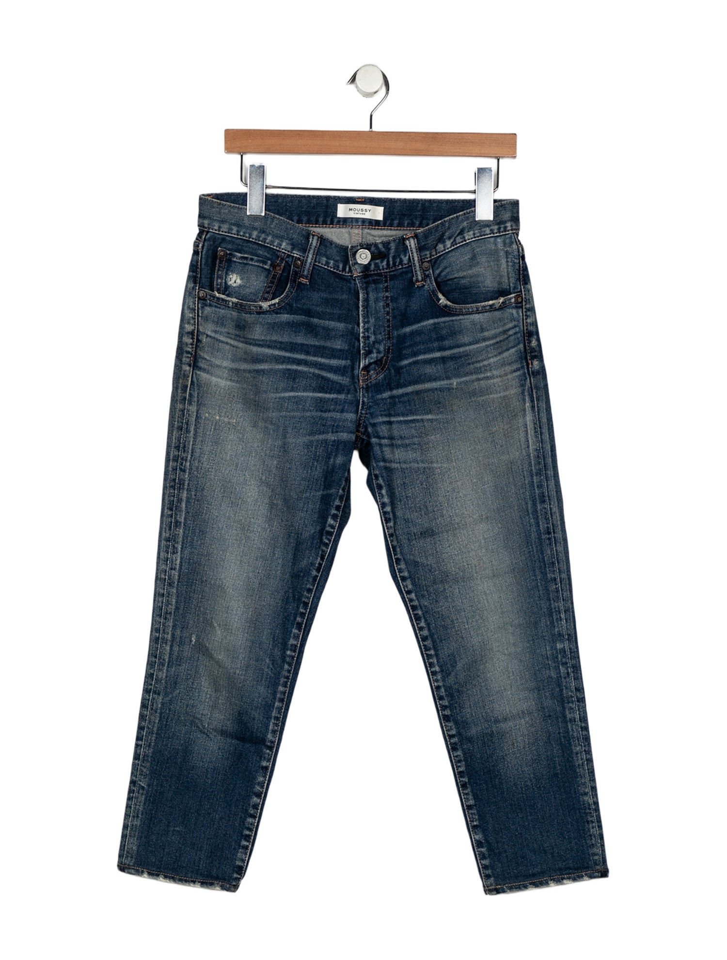 Moussy Mid-Rise Straight Leg Jeans