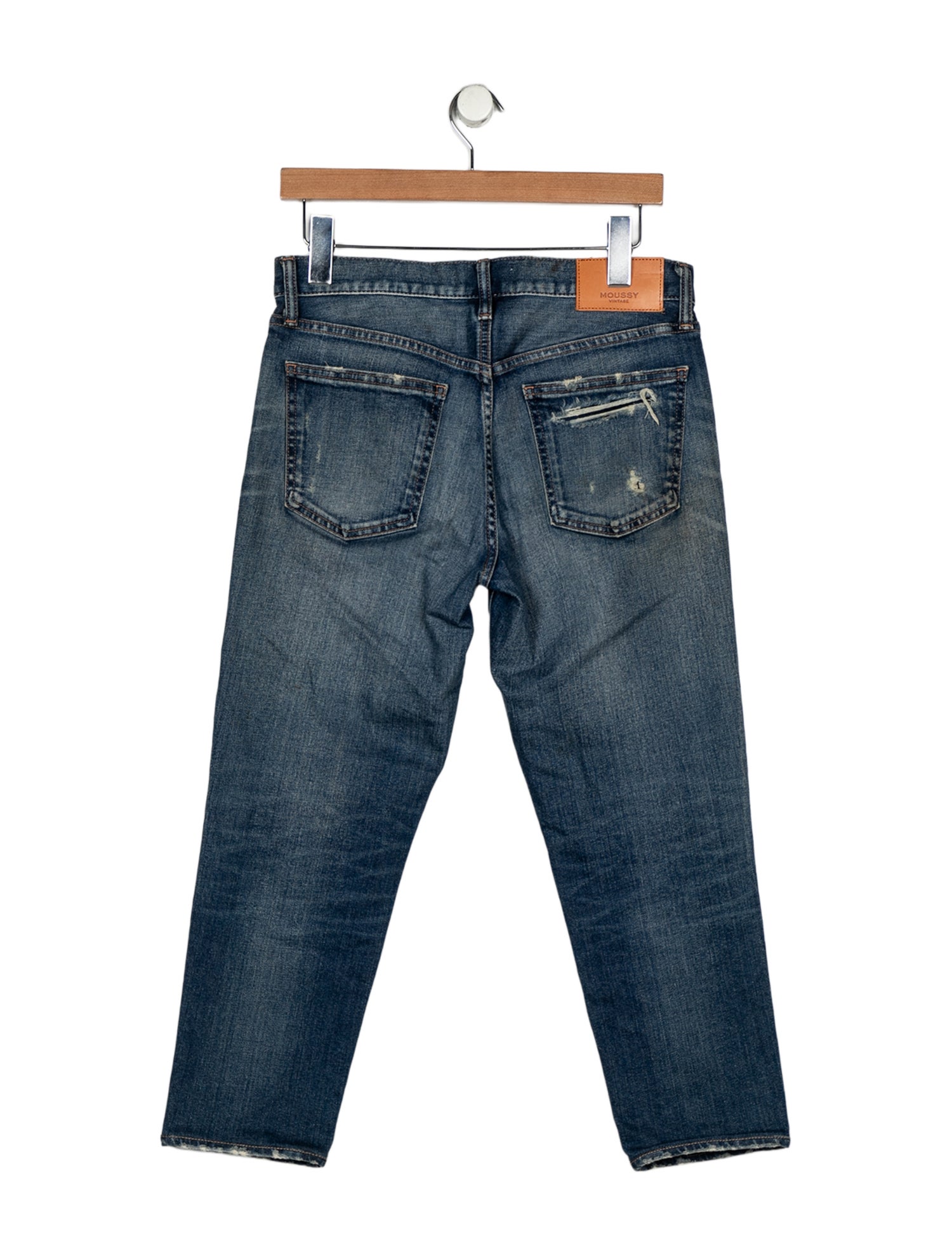 Moussy Mid-Rise Straight Leg Jeans