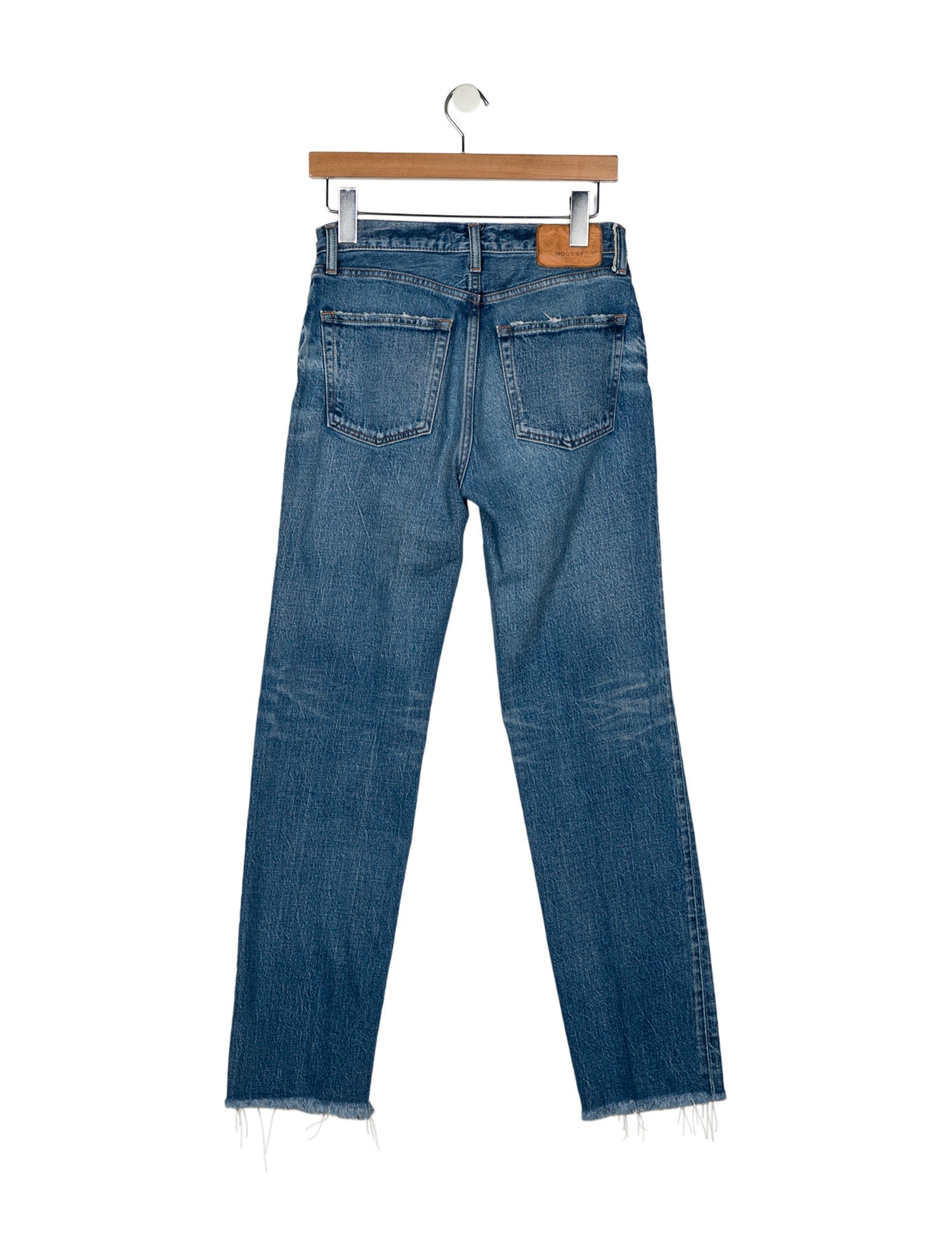 Moussy Mid-Rise Straight Leg Jeans