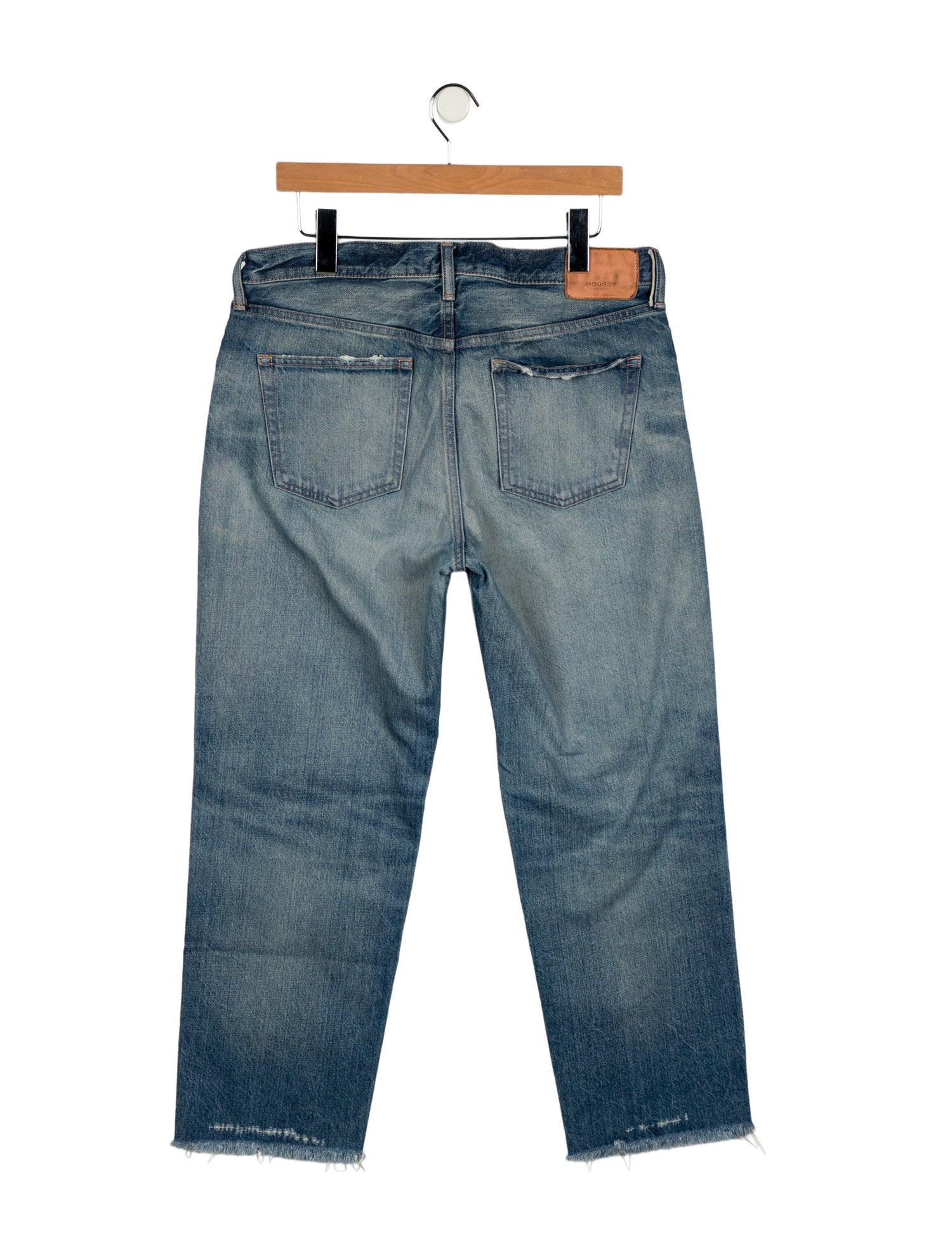 Moussy Mid-Rise Straight Leg Jeans