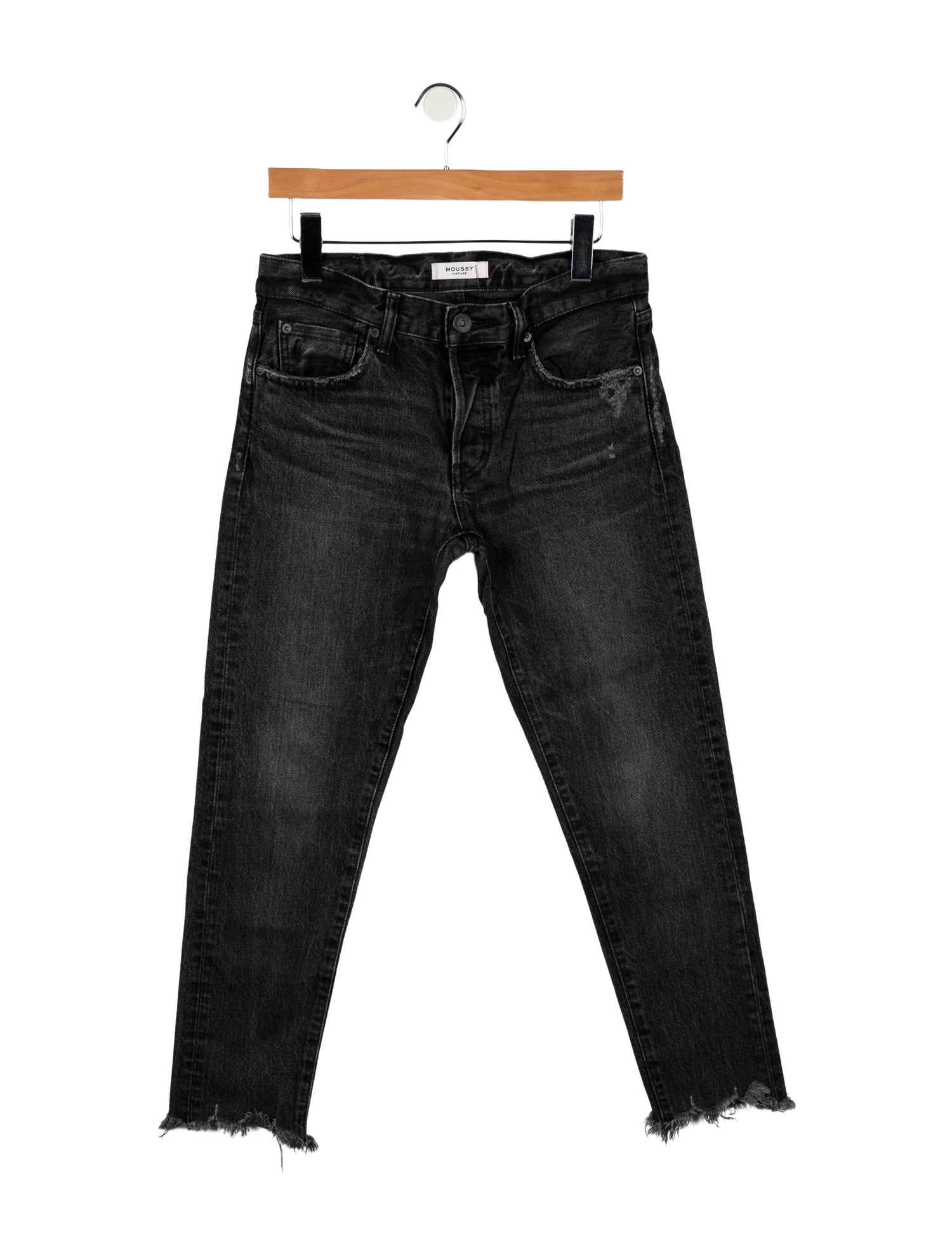 Moussy Mid-Rise Straight Leg Jeans