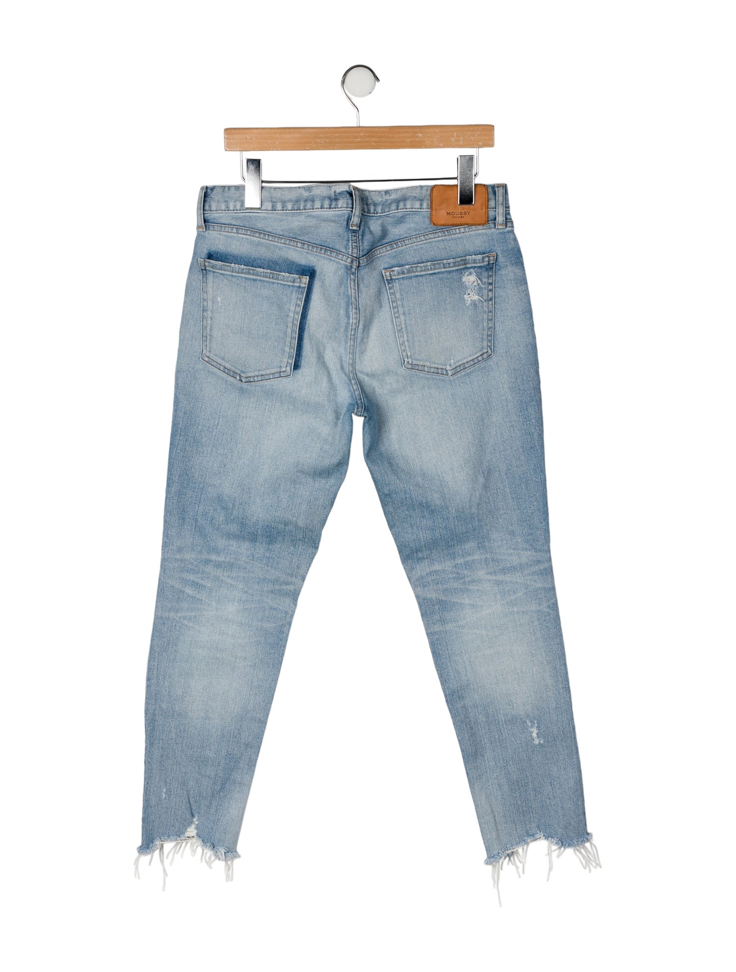 Moussy Mid-Rise Straight Leg Jeans