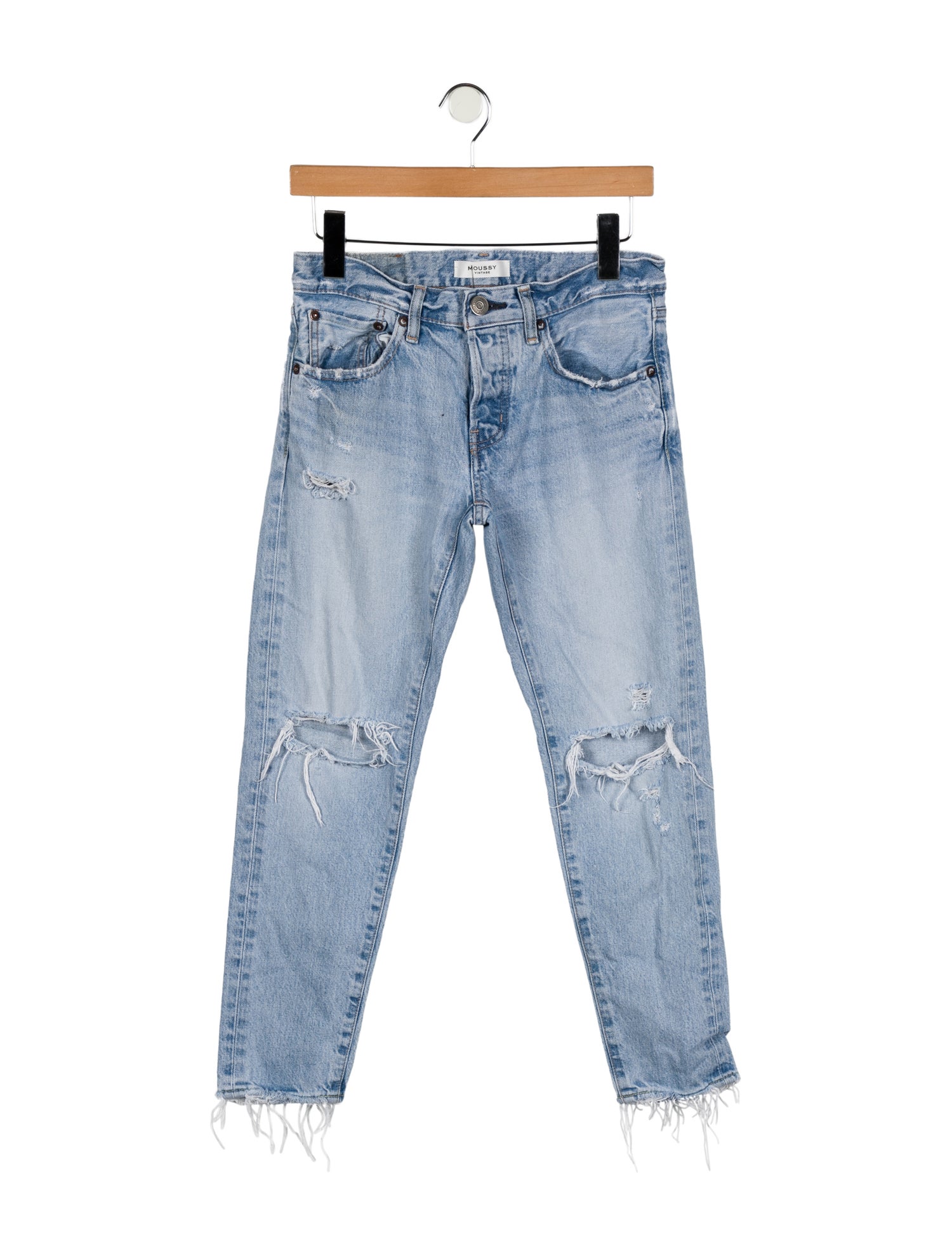 Moussy Mid-Rise Skinny Leg Jeans