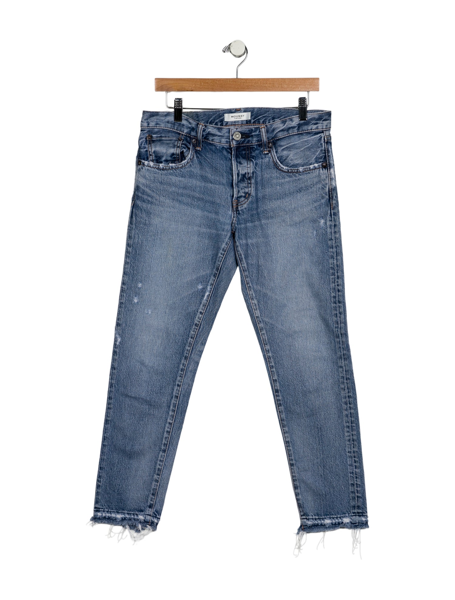 Moussy Mid-Rise Skinny Leg Jeans