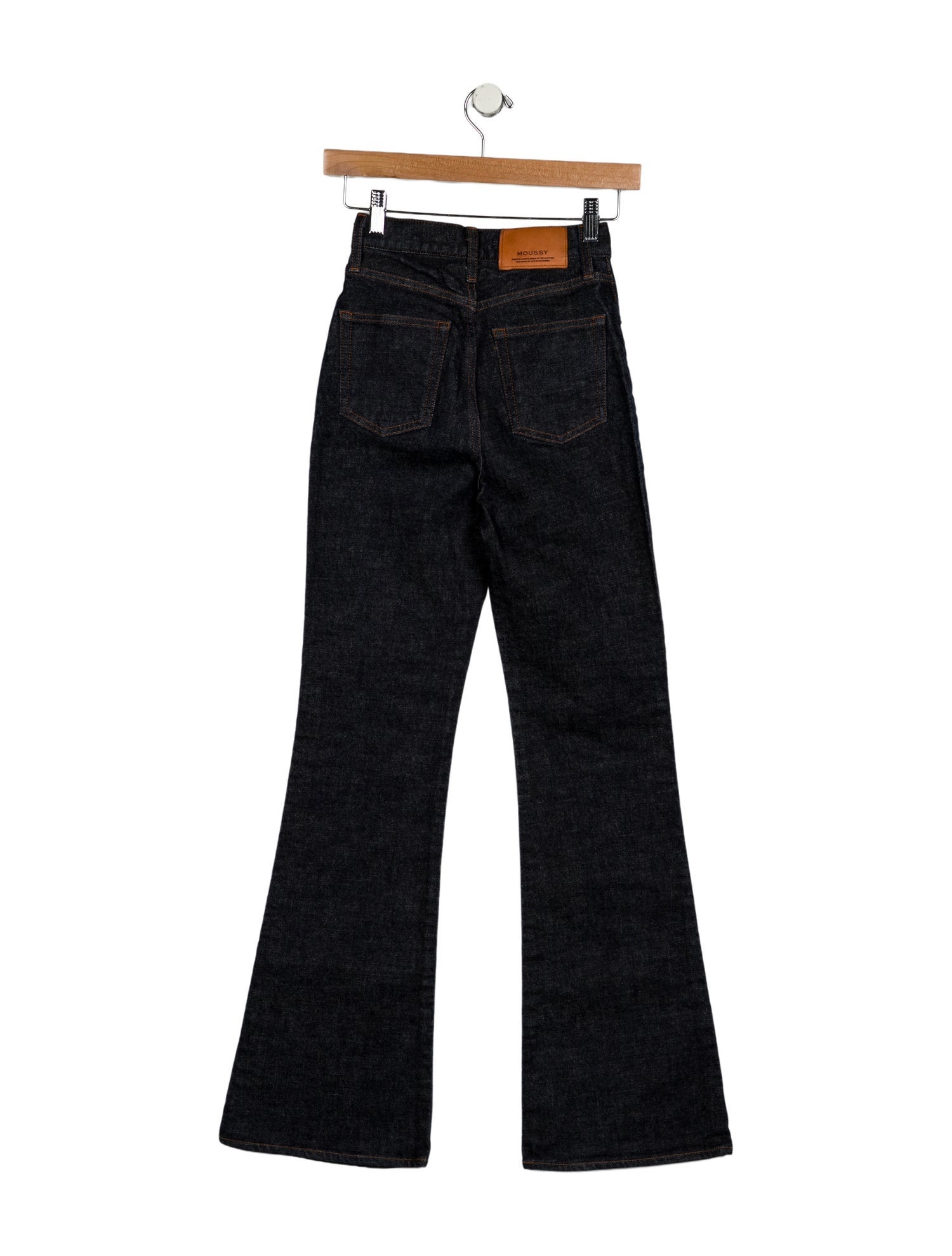 Moussy Mid-Rise Wide Leg Jeans