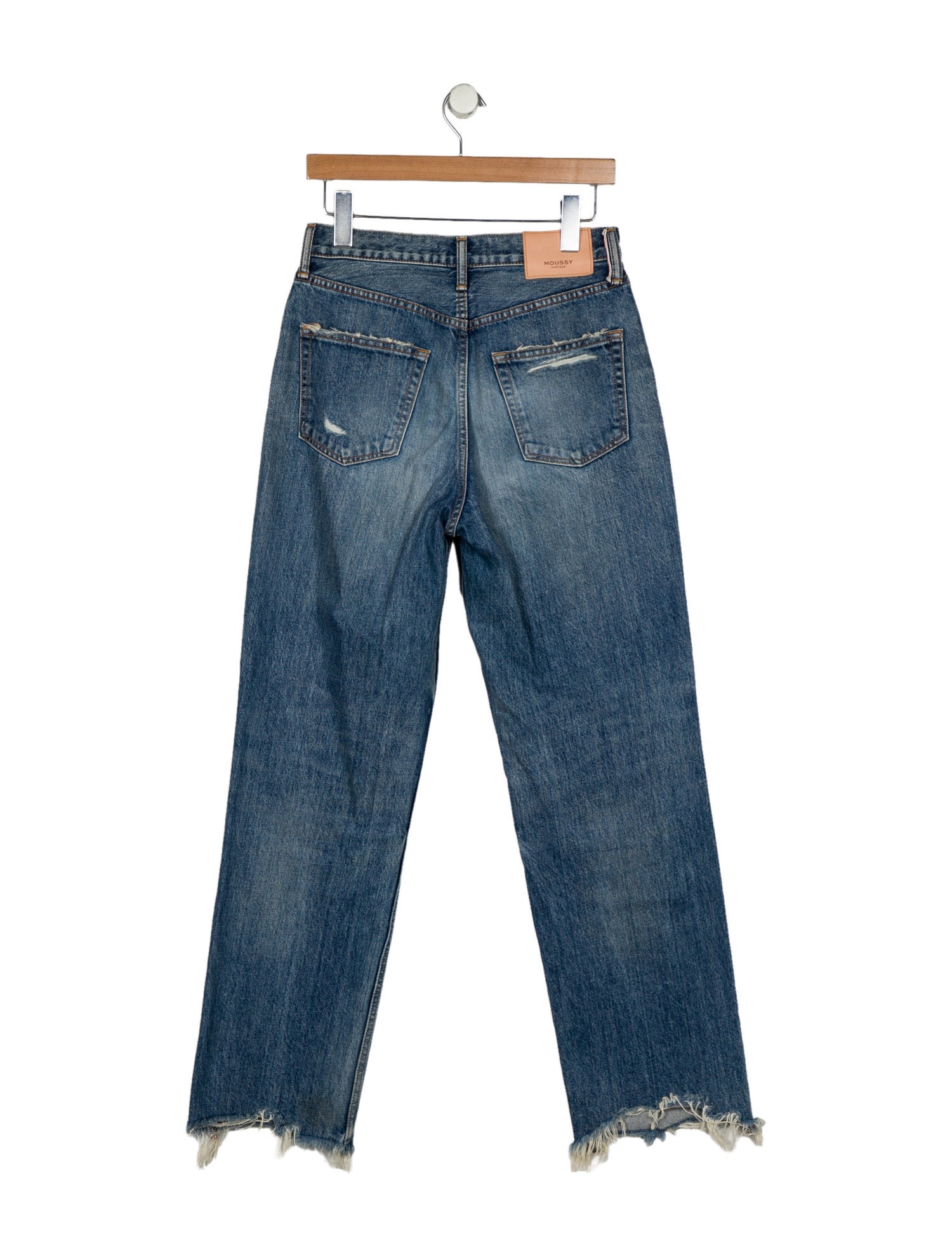 Moussy High-Rise Wide Leg Jeans