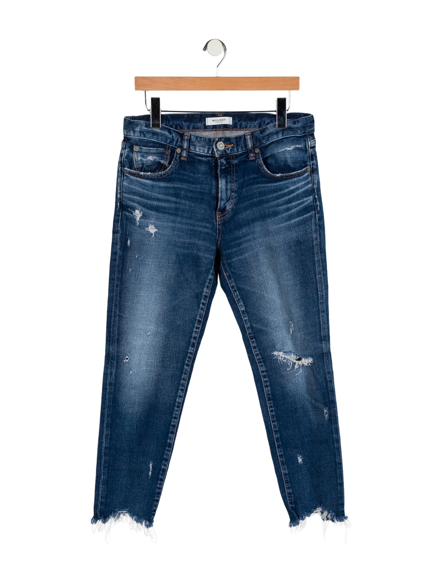 Moussy Low-Rise Skinny Leg Jeans