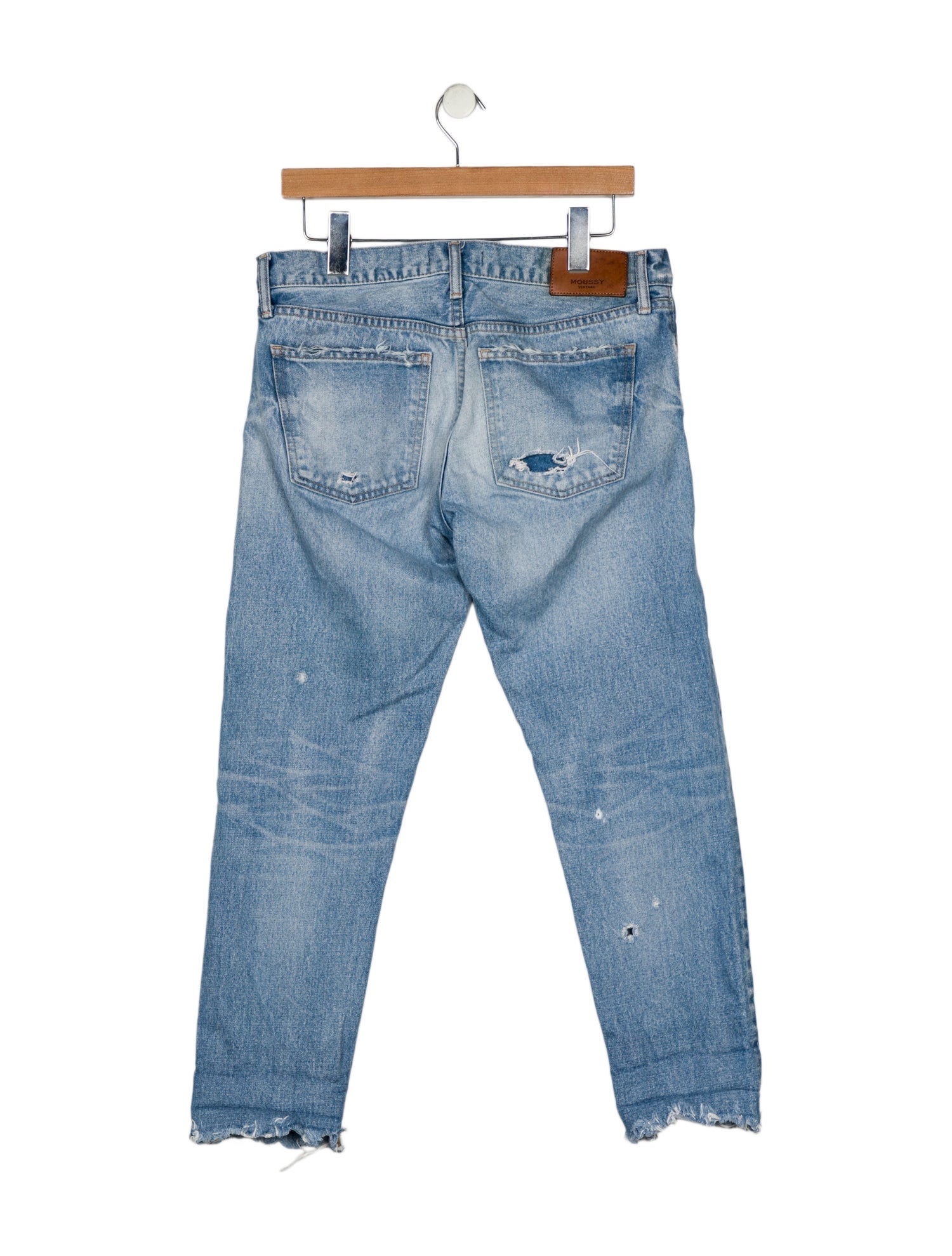 Moussy Mid-Rise Straight Leg Jeans