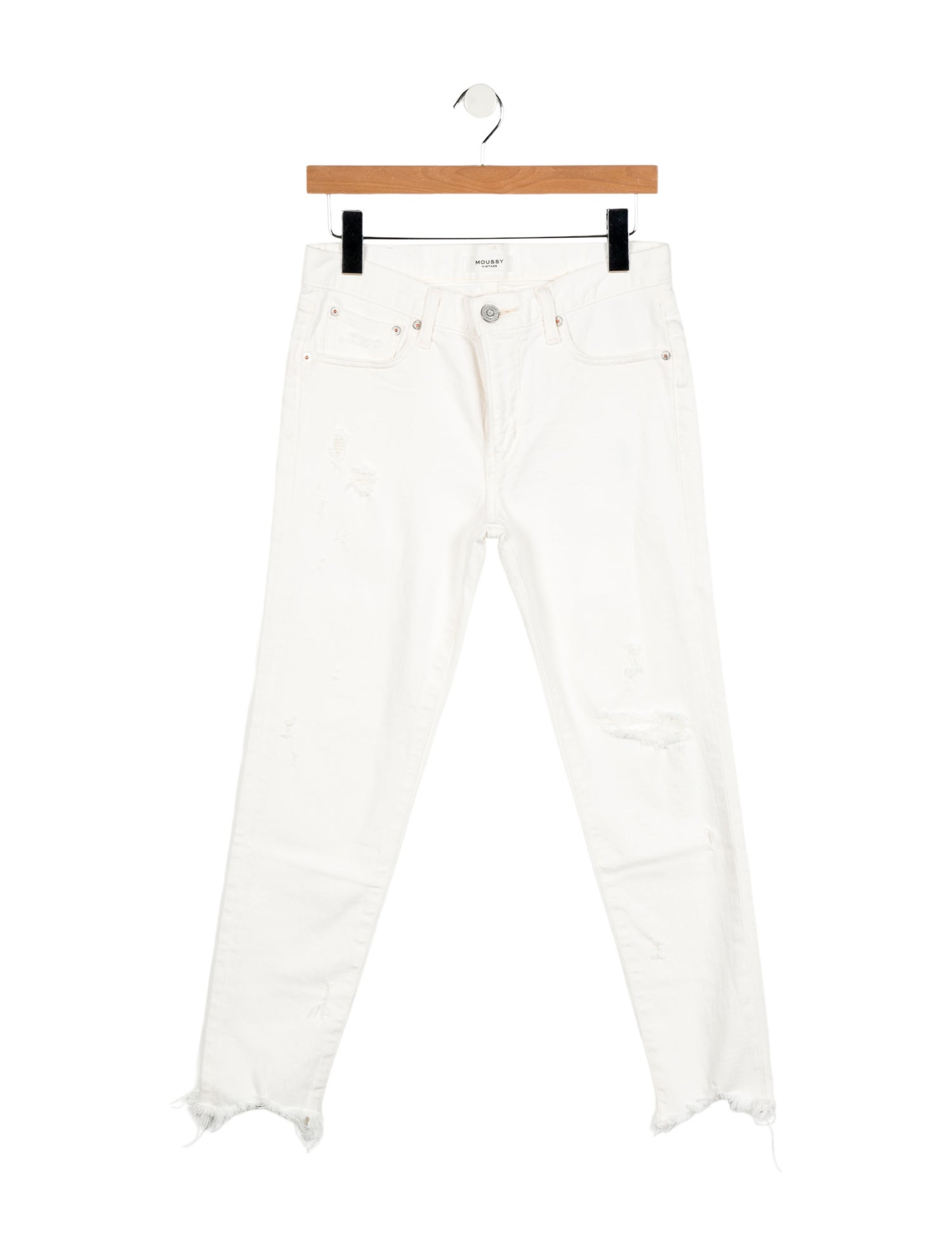 Moussy Mid-Rise Skinny Leg Jeans