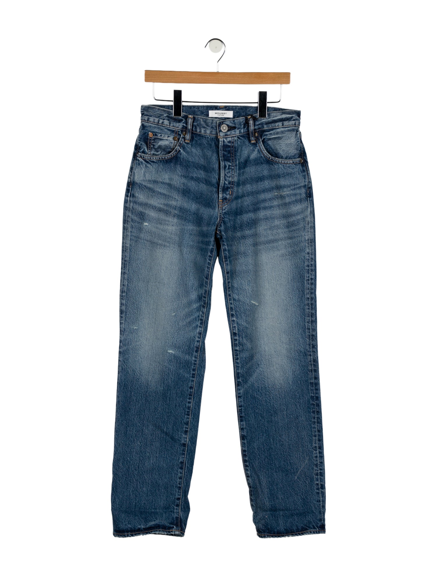Moussy Mid-Rise Straight Leg Jeans w/ Tags