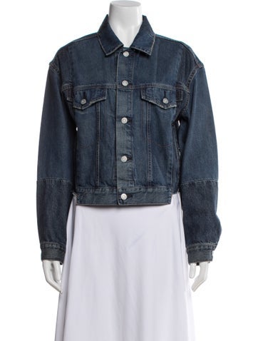 Pre-owned Moussy Denim Jacket W/ Tags In Blue