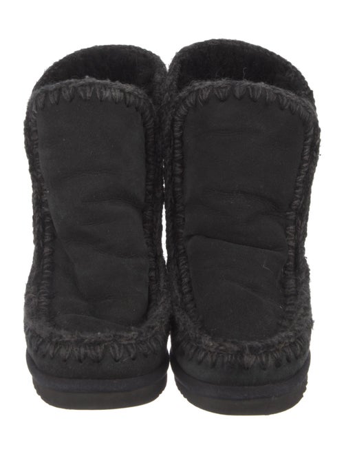 Mou Suede Combat Boots