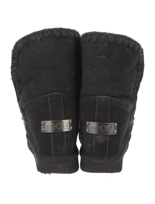 Mou Suede Combat Boots
