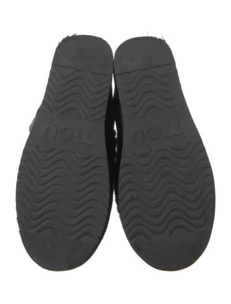 Mou Suede Combat Boots