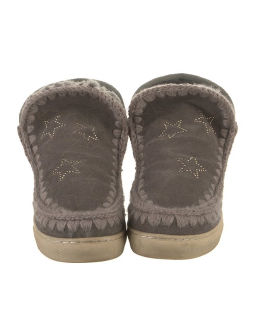 Mou Suede Patterned Snow Boots