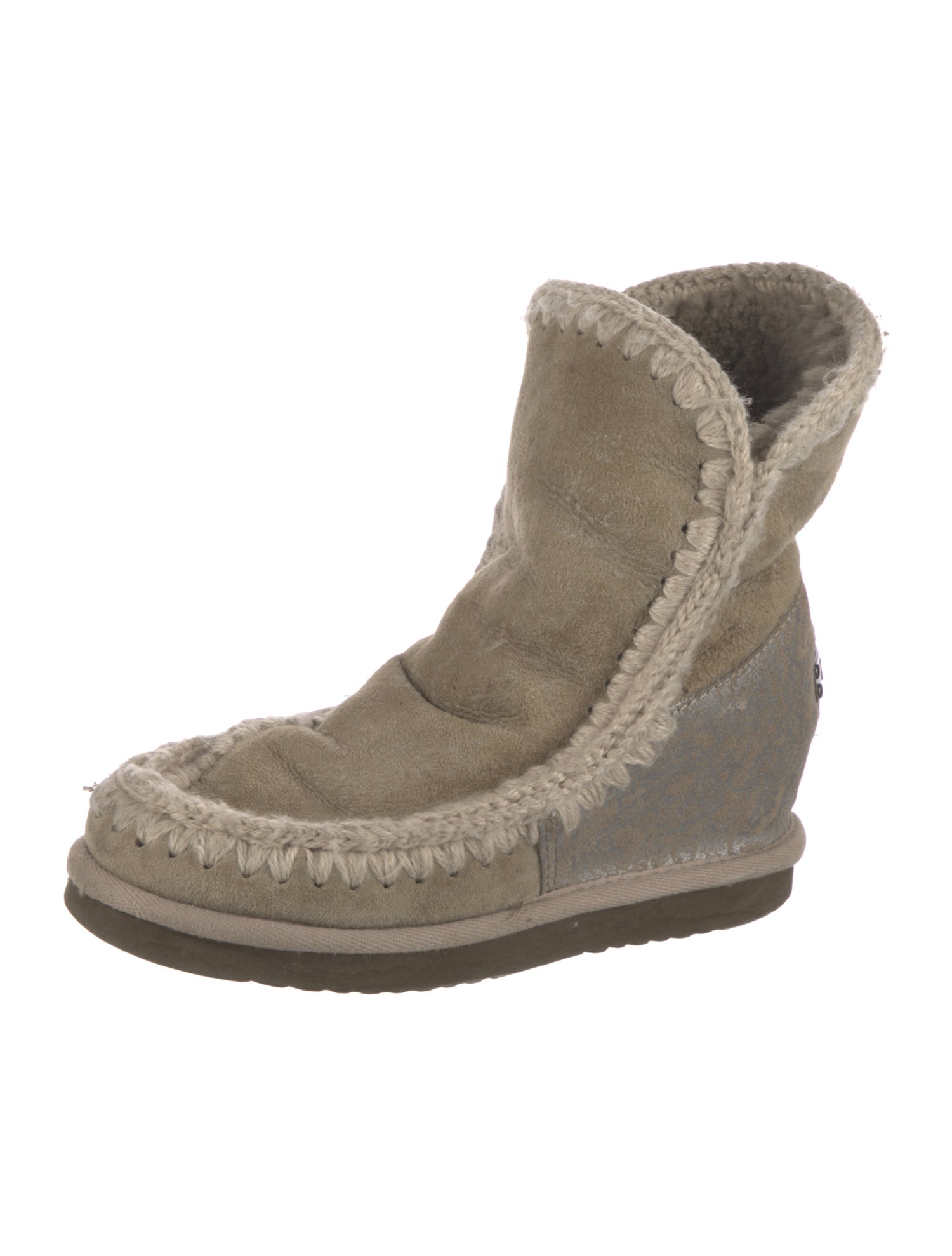 ミドルブーツ MOU Women Boots MUFW101002AELGRY Grey Women's Originals Ankle Boot MOAW101 Gray