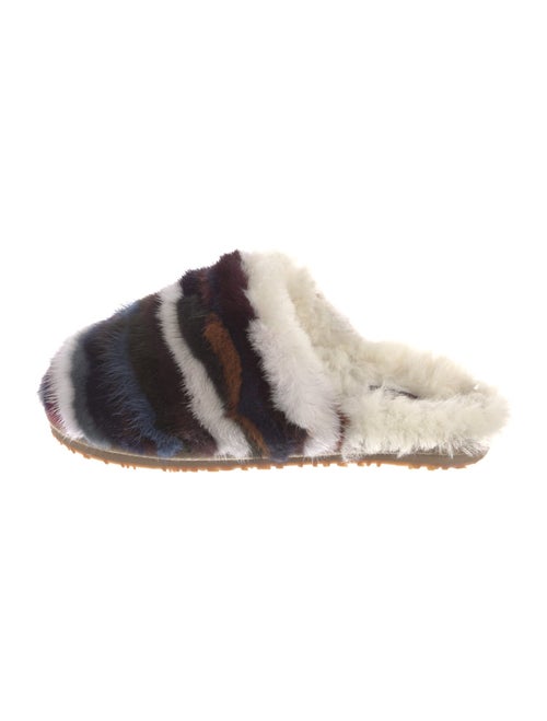Mou Fur Printed Mules