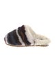 Mou Fur Printed Mules
