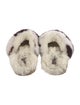 Mou Fur Printed Mules