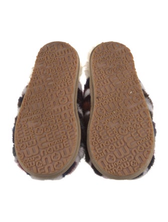 Mou Fur Printed Mules