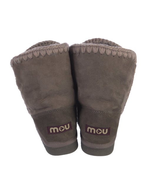 Mou Suede Combat Boots