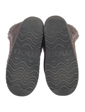 Mou Suede Combat Boots