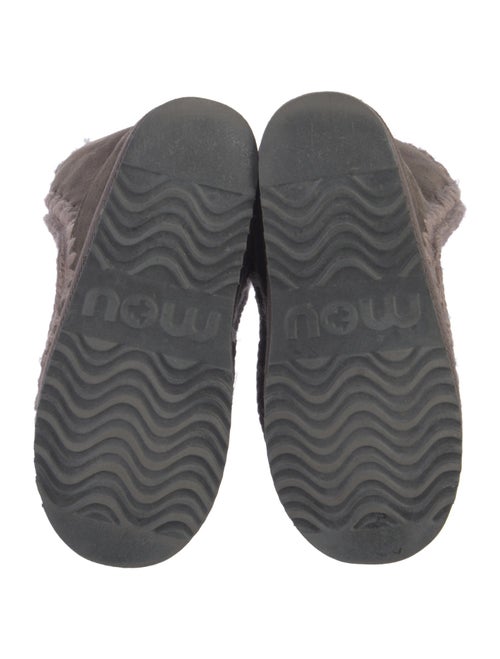 Mou Suede Combat Boots