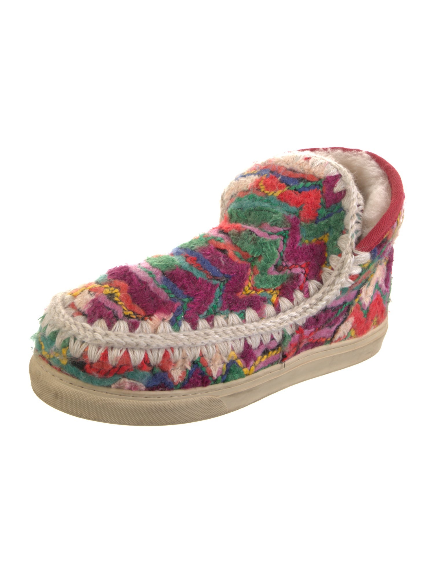 Mou Printed Lace-Up Boots