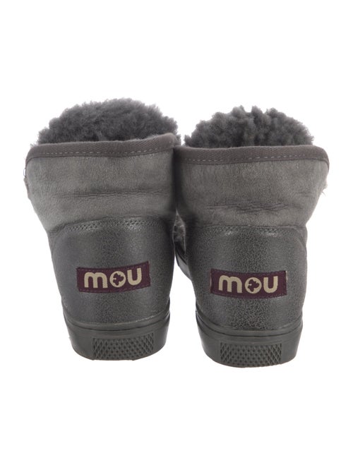 Mou Suede Crystal Embellishments Hiking Boots