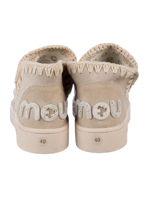 Mou Suede Whipstitch Trim Espadrilles