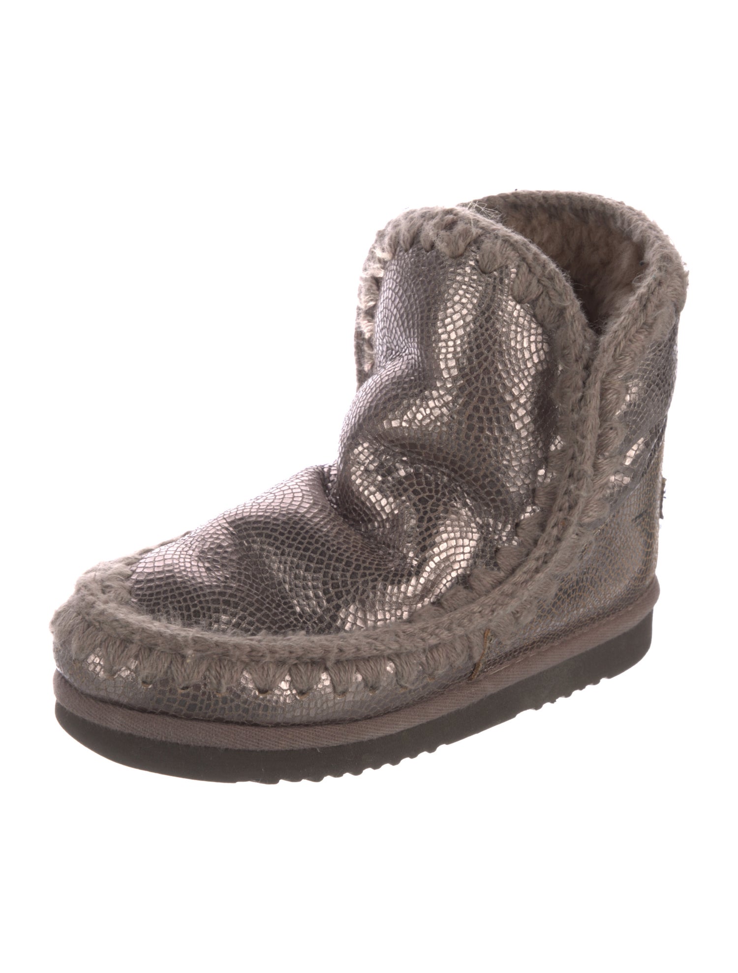 Mou Printed Combat Boots