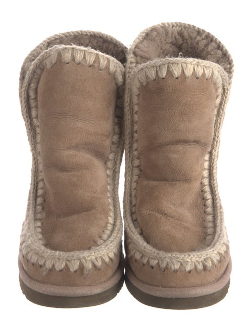 Mou Suede Lace-Up Boots