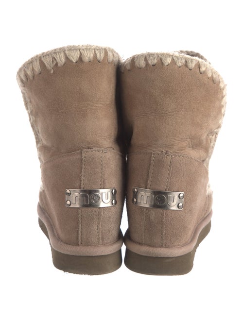 Mou Suede Lace-Up Boots