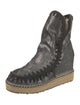 Mou Leather Boots