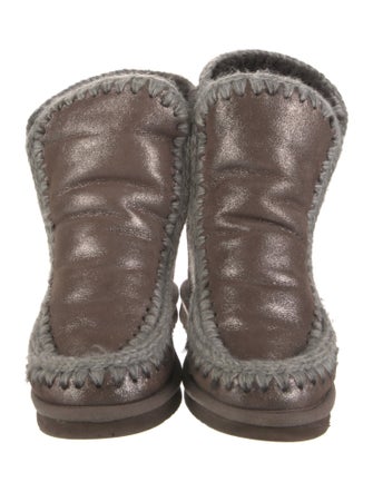 Mou Suede Combat Boots