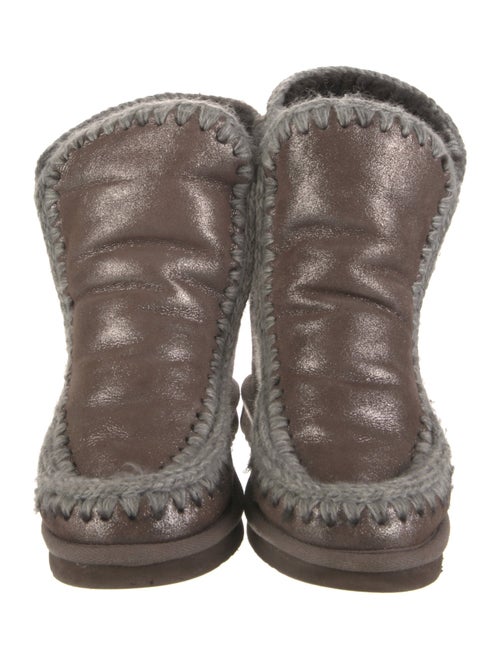 Mou Suede Combat Boots