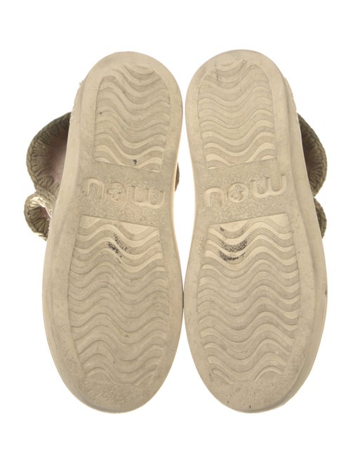 Mou Suede Lace-Up Boots