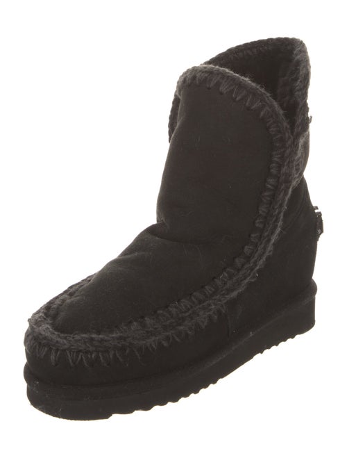 Mou Suede Lace-Up Boots