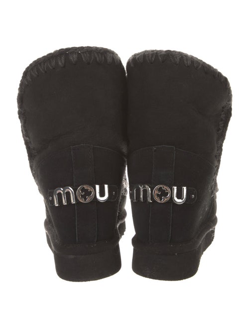 Mou Suede Lace-Up Boots