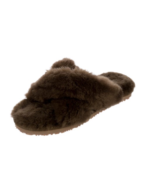 Mou Fur Fur Trim Slides